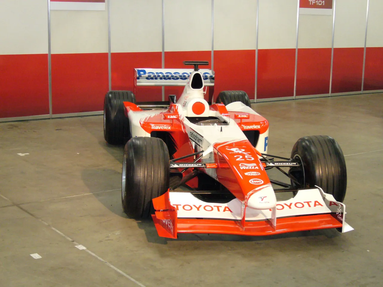 249 - T102 Formula 1 car.  Three generations older than the one at the Tokyo Motor Show.  But still the best paint scheme on the grid.