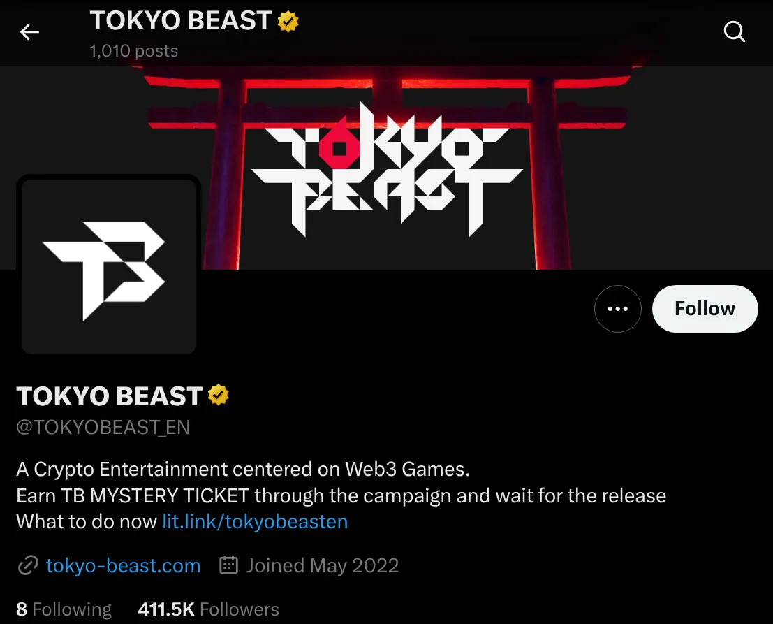 Tokyo Beast X Account.png