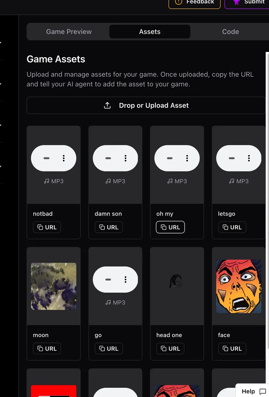 its amazing how they give you instructions on how to guide your AI agent. with the assets but also the frameworks that are needed so that your game embeds properly on warpcast