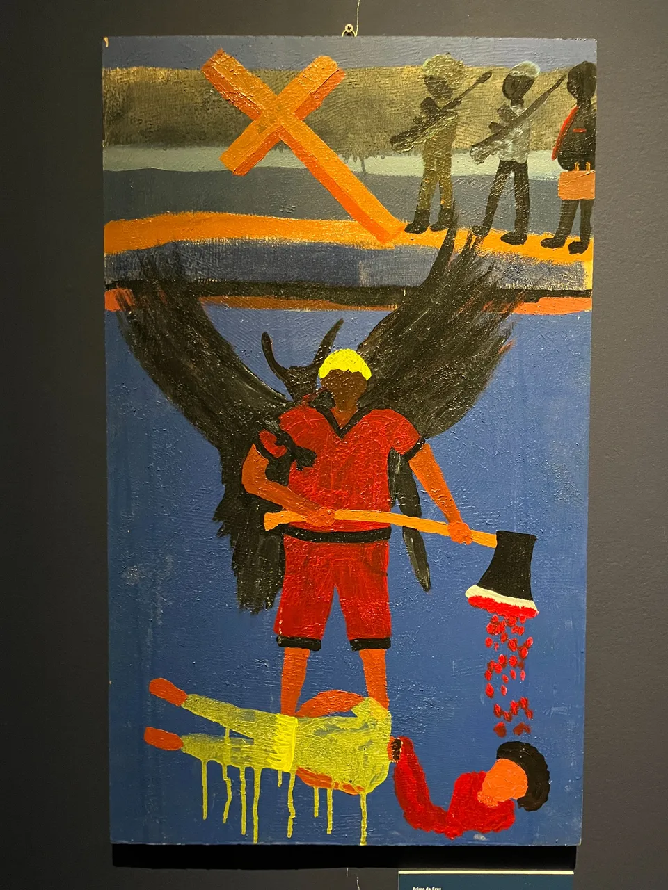 a demon posesses a man who chops the head off someone else