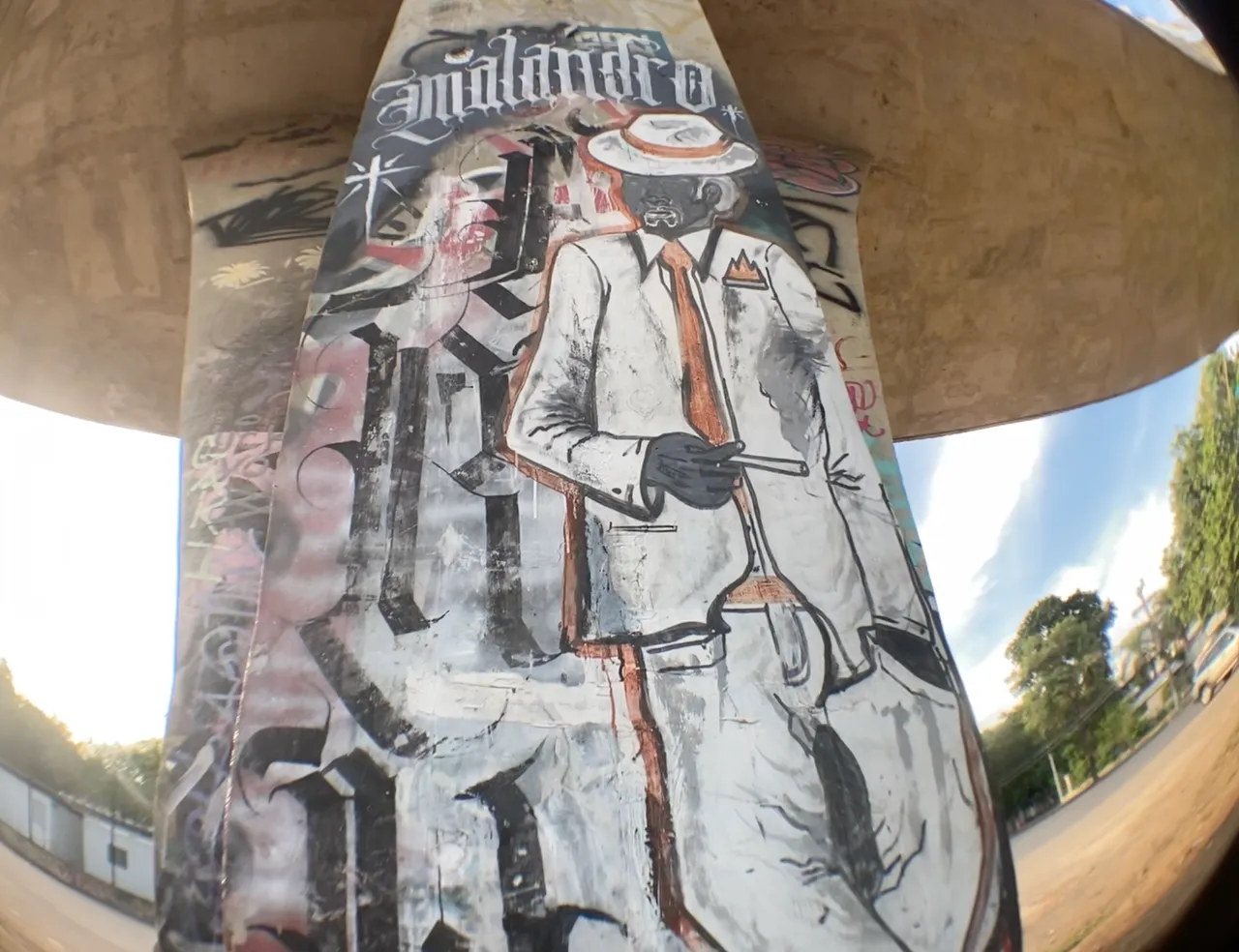 a sick malandro mural