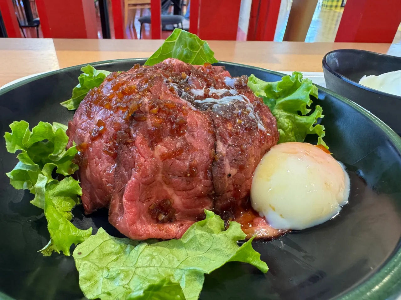 Roast beef bowl for lunch