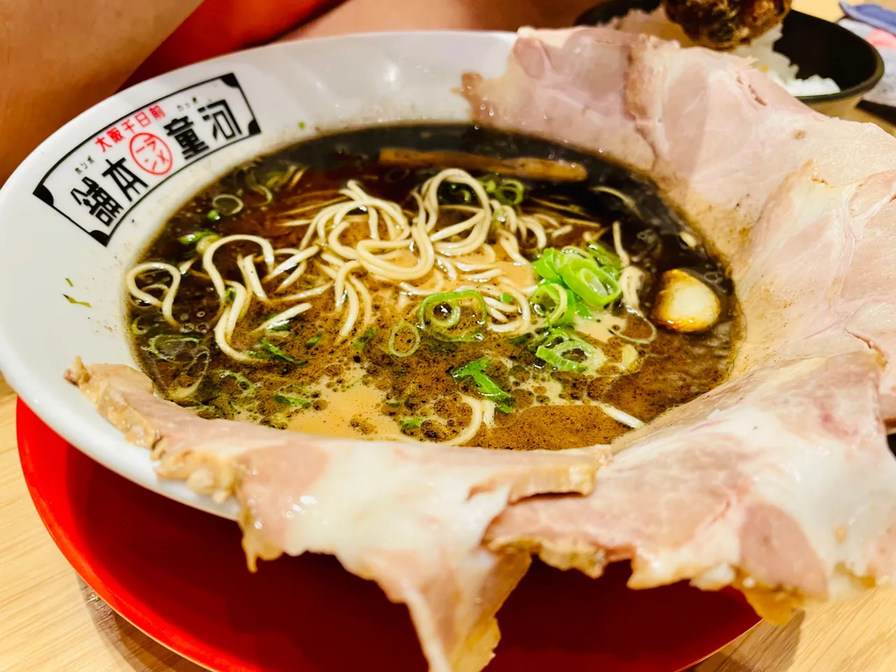 Black soup ramen