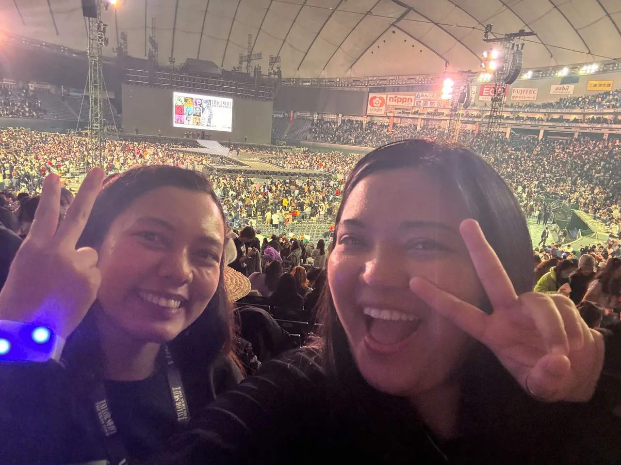 Riza and I so happy with what we've experienced