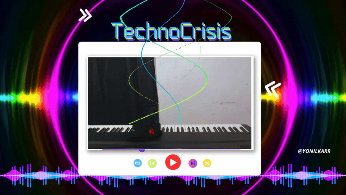 Pink and Blue Modern Music Playlist Video.gif