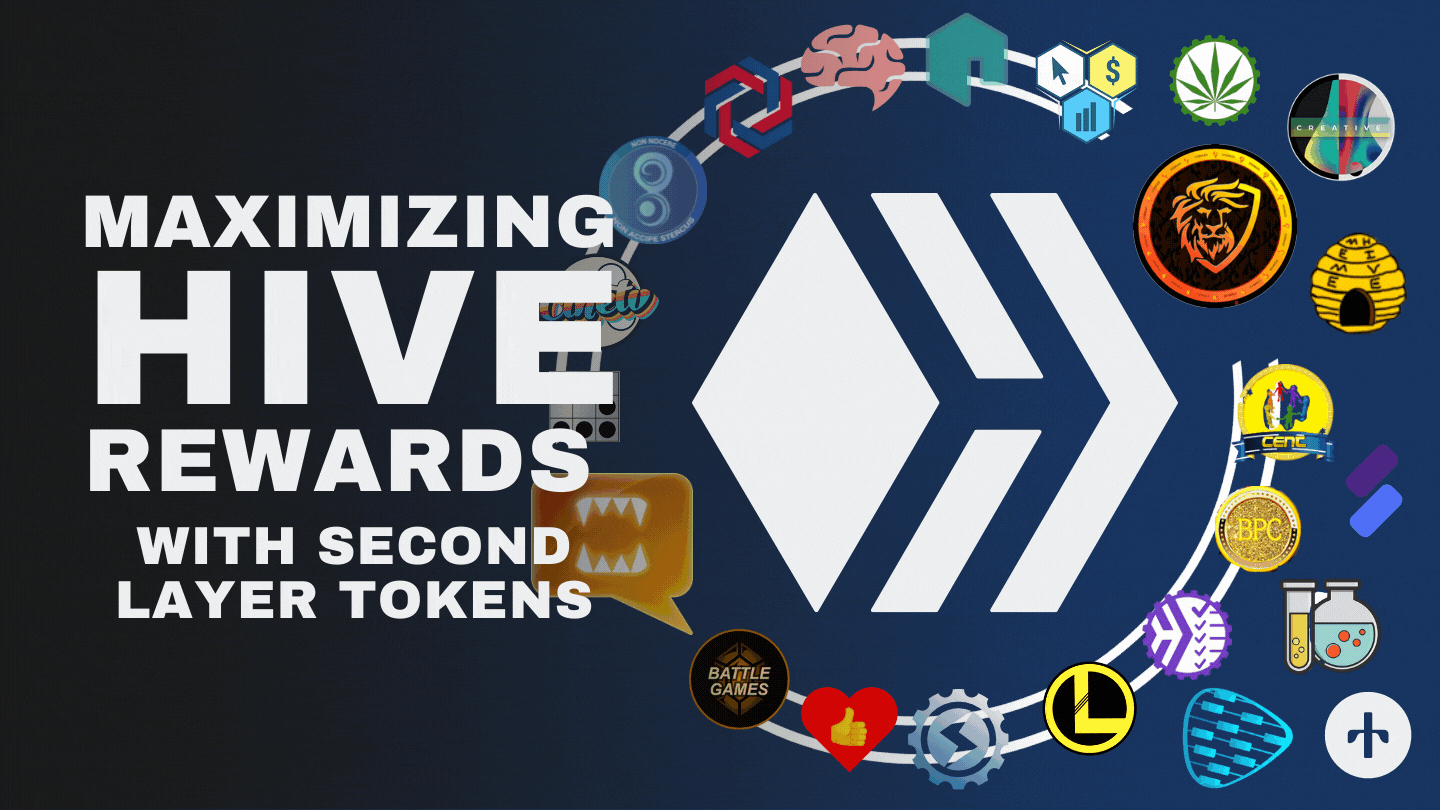 Maximizing Hive Rewards With Second Layer Tokens Guide to Second Layer Tokens Tags on Hive.gif