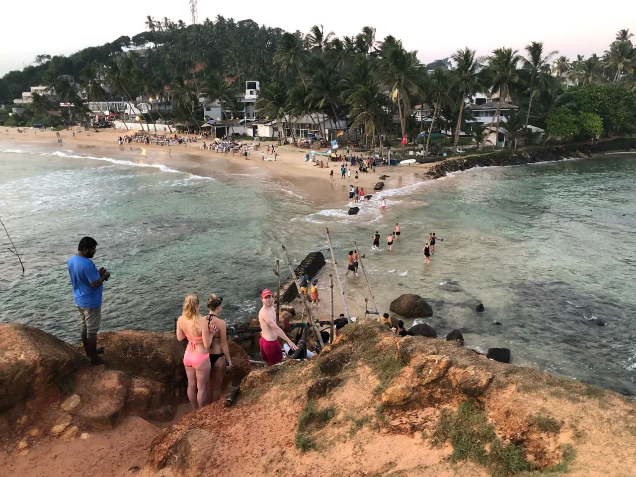 People going down from parrot viewpoint