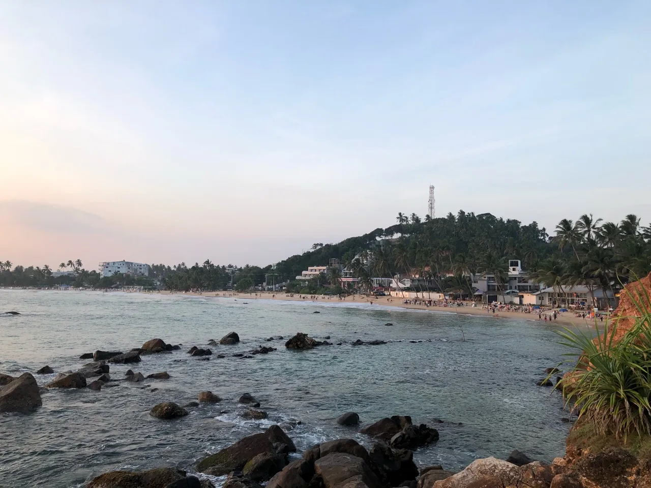 Mirissa beach from parrot