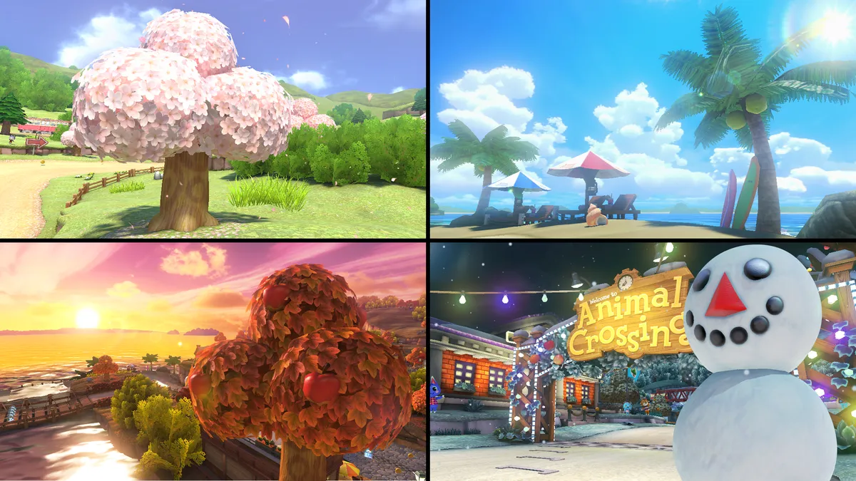 Image result for mario kart 8 animal crossing