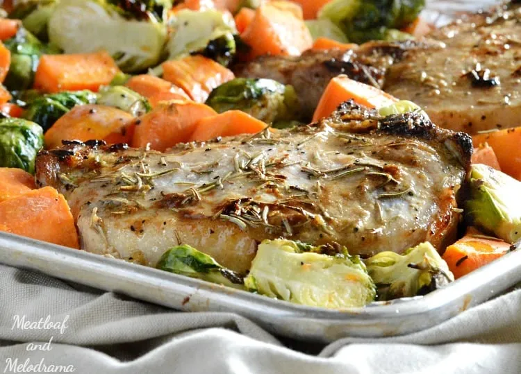 Lemon-Dijon Pork Sheet Pan Supper