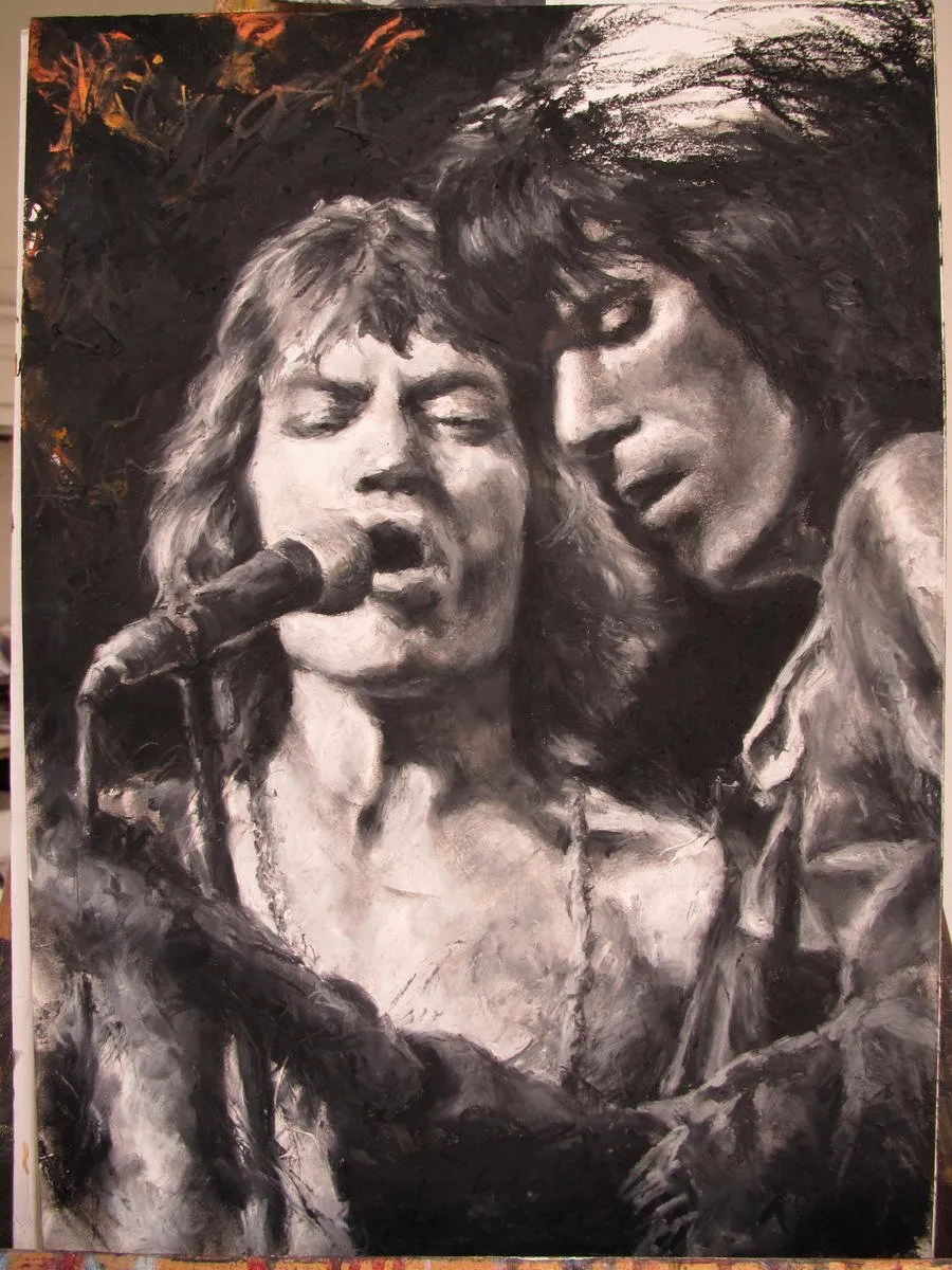 Mick and Keith by  linnkarlssonpictures