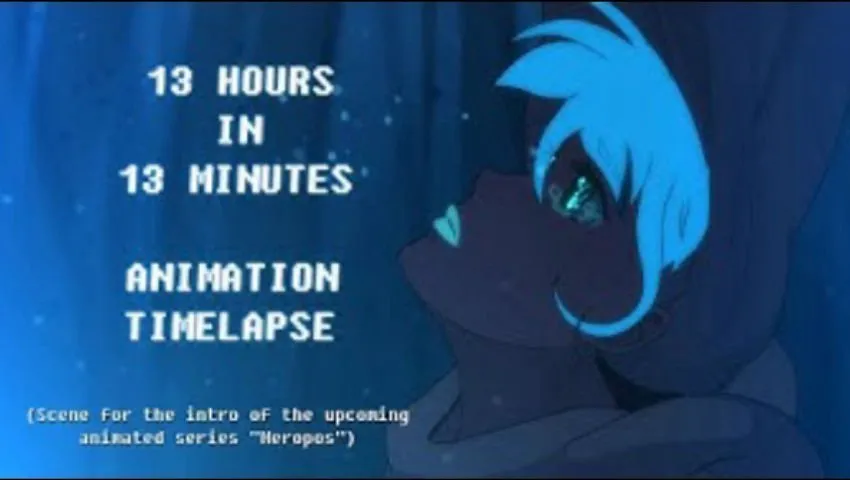 13 Hours in 13 Minutes | Animation Timelapse