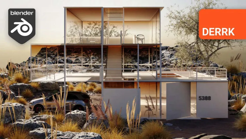 Architectural Sketching in Blender