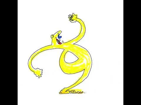 Funny animation walk cycle