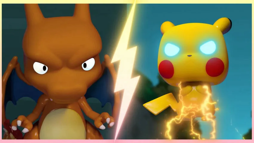 Pikachu Meets Charizard