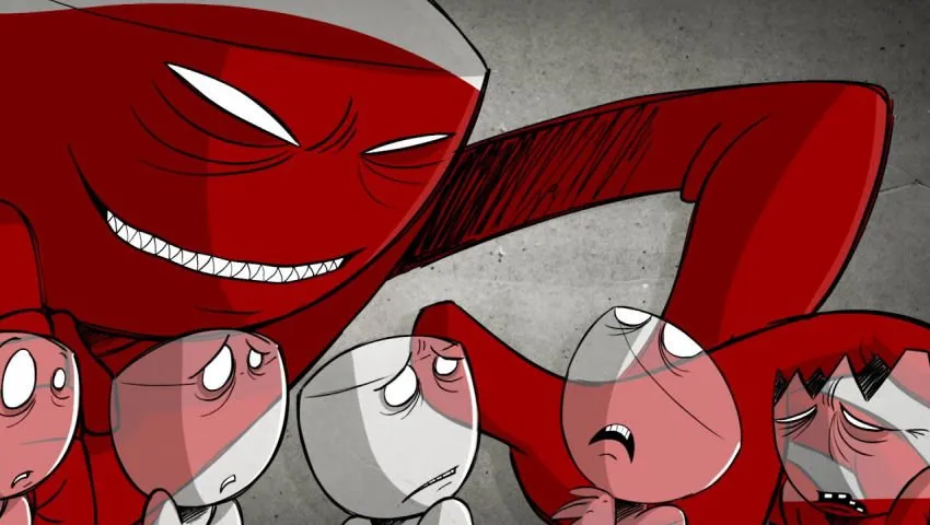 “POUR GAMES” Sacrifice yourself to end tyranny. Animation by Patrick Smith.