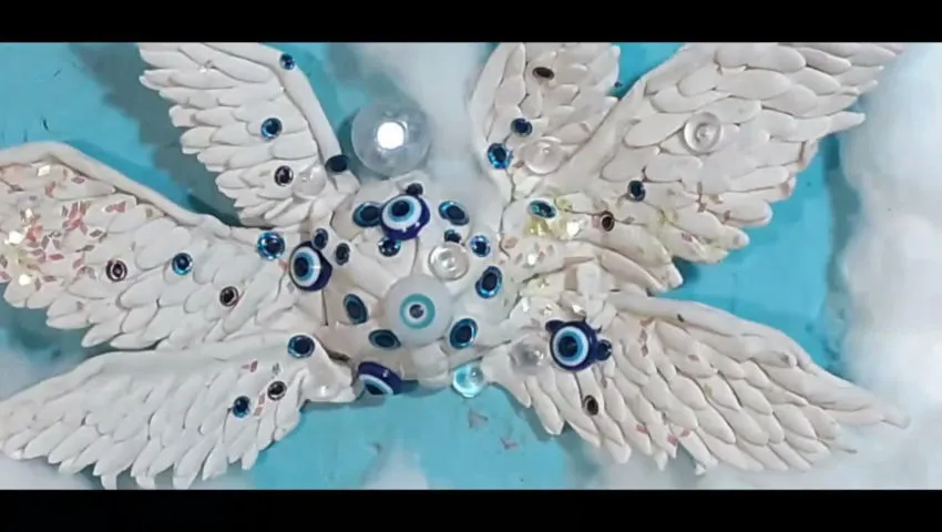 Biblically accurate Angel clay animation #angel #animation #ophanim