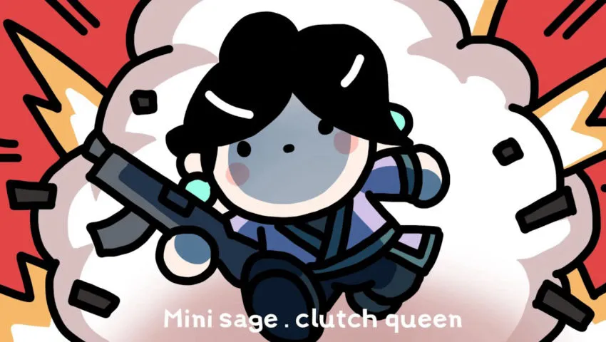 MINI SAGE CLUTCH QUEEN (VALORANT ANIMATION)