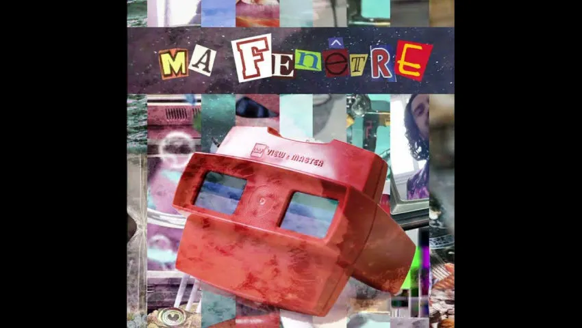 "Mouth eyes" stop motion animation loop from Carl Vermont "Ma fenêtre"