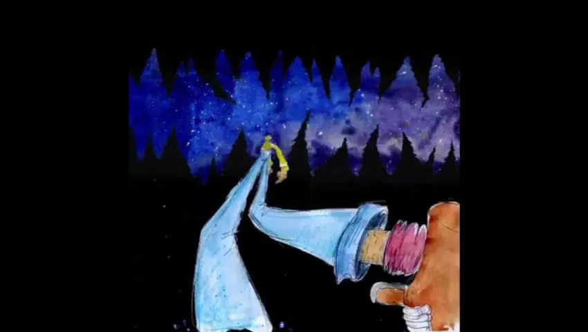 Shoes’s pain - Watercolour animation loop