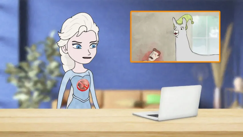 Elsa REACTS to LLAMAS WITH HATS