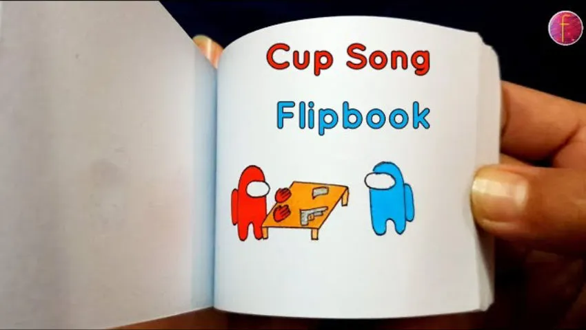 Cup Song | Among Us Flipbook - Mr Flip