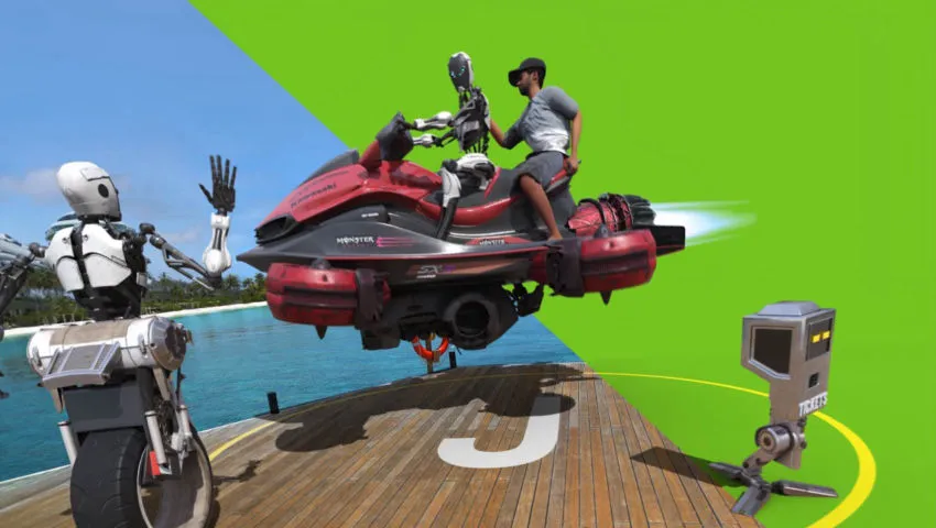 Making a flying Jetski using VFX