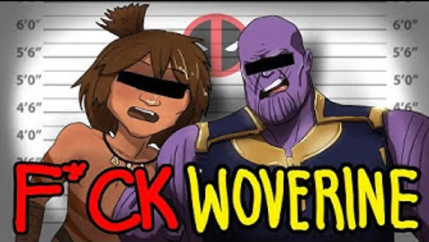 Deadpool movie actors cursing but its their animated characters (an animation)