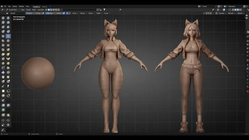 Blender Sculpting