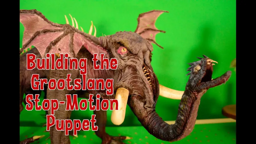 Building the Grootslang Stop-Motion Puppet