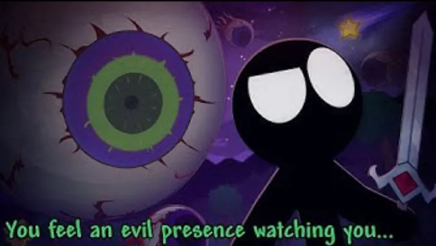 Stickman vs Eye of Cthulhu - Terraria Animation
