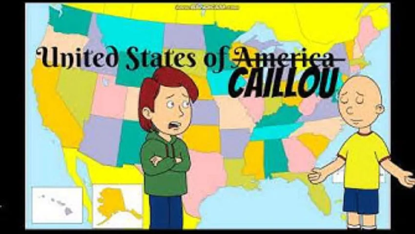 Caillou Changes the USA into United States of Caillou/Grounded