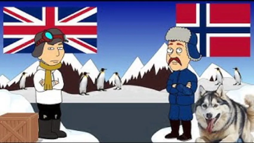 Scott and Amundsen's Race to the South Pole Comparison