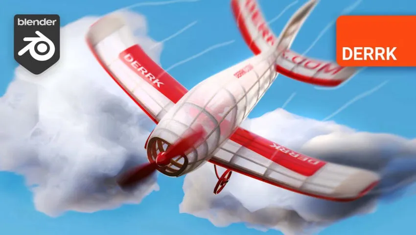 Looping Toy Plane Animation in Blender
