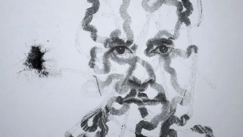 I draw like a worm