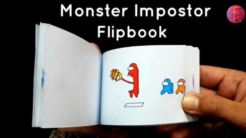 Among Us - Monster Impostor Flipbook - Mr Flip