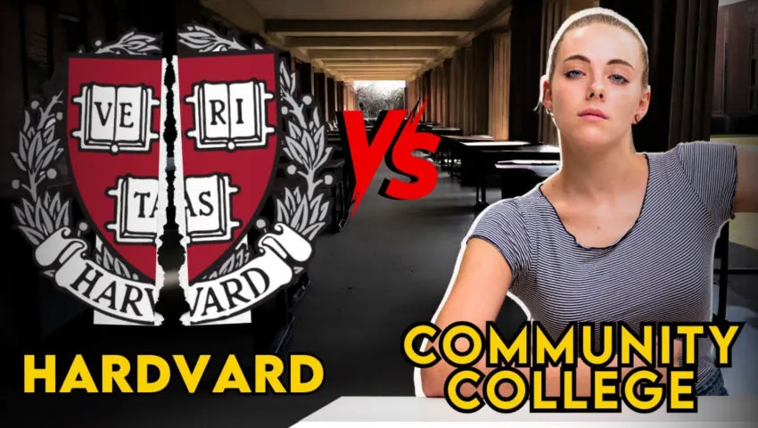 Harvard vs. Community College? The Shocking Truth