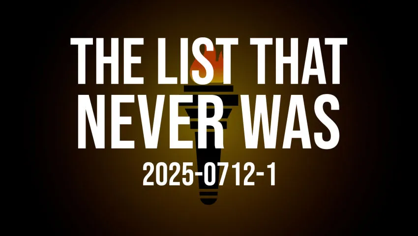 The List & Some News