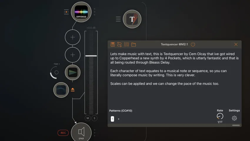Copperhead and Textquencer