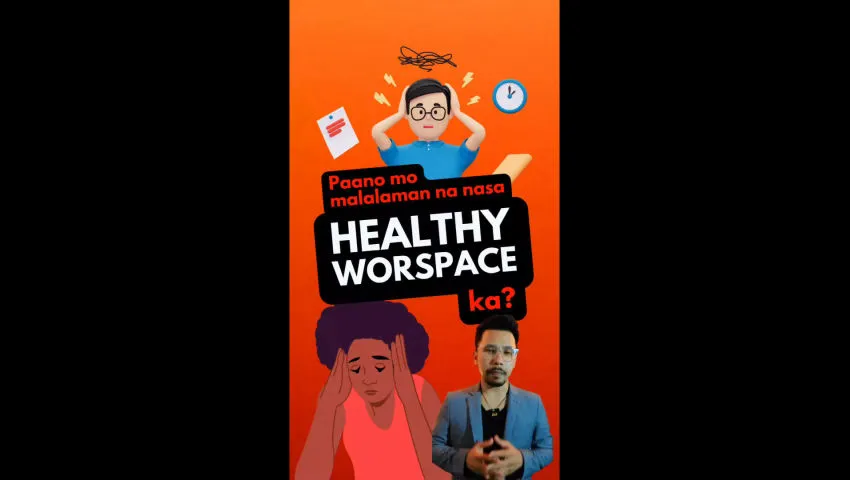 Paano mo malalaman na nasa #healthyworkplace ka? Nasa trabaho ka ba ng #career or #calling If nasa stage ka ng