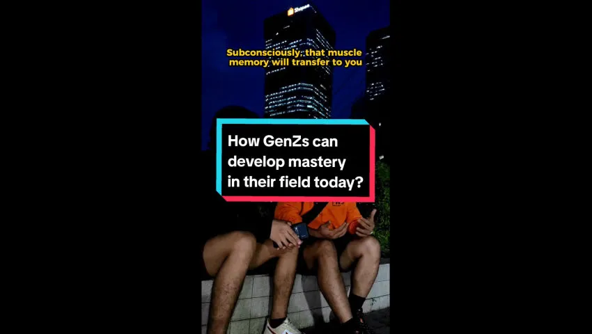 How #GenZ can develop #mastery in their field today? #tonyrebamonte #EduWow #thefinancenewsph #longervideos #DBuzz