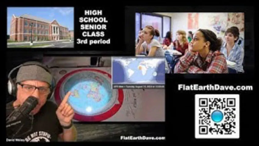 High School Senior Class  - 3rd Period  - Flat Earth Lesson