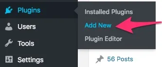 wordpress plugins add new