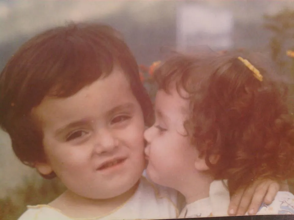 Mi hermano y yo, a finales de los 80
