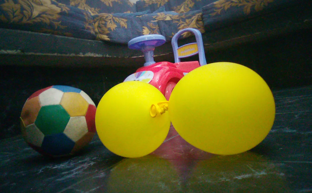 Balloons and balls