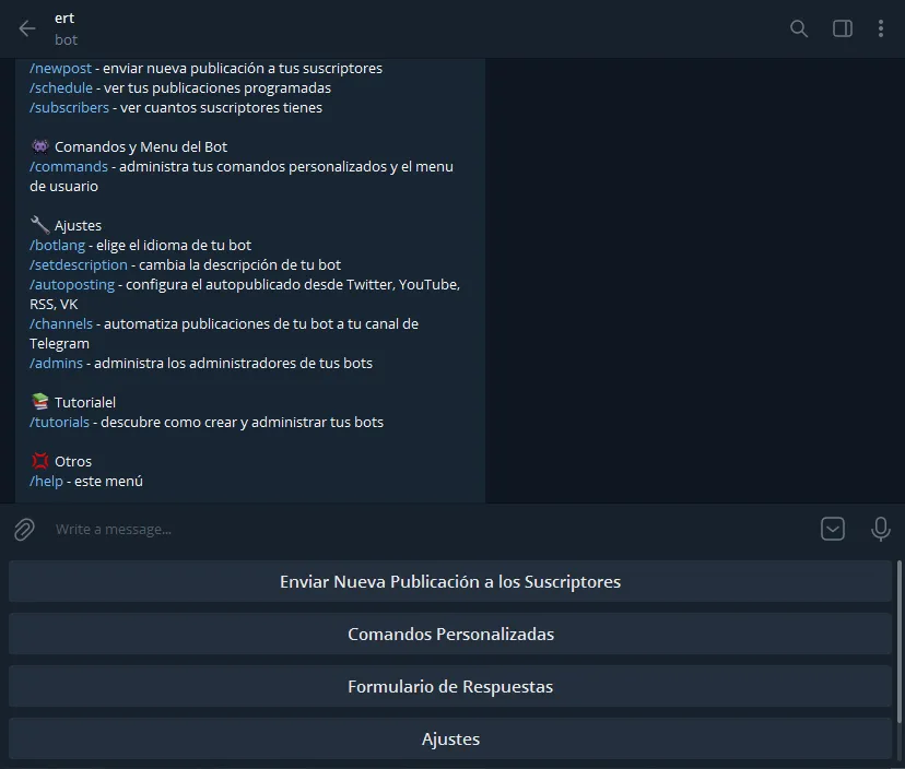 Aprende cómo crear bots de Telegram funcionales sin saber programar...