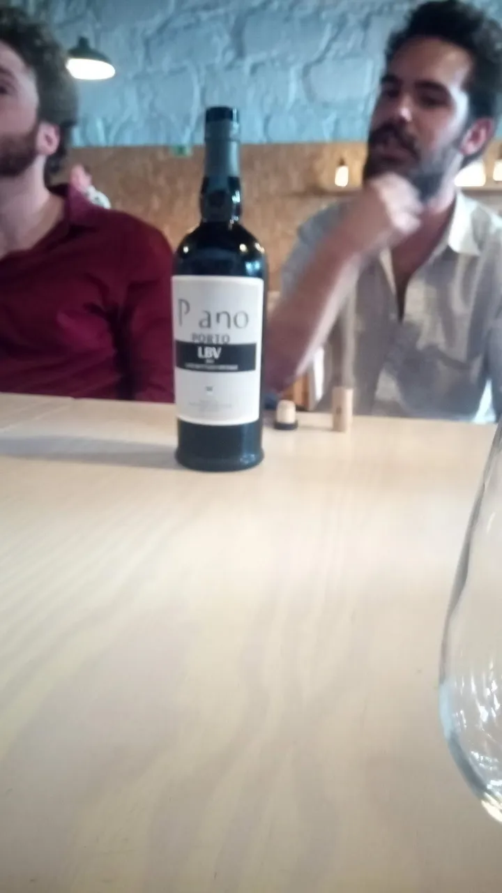 The port we had here. Poor quality photo but you get the idea! Our tour guide Juan on the right