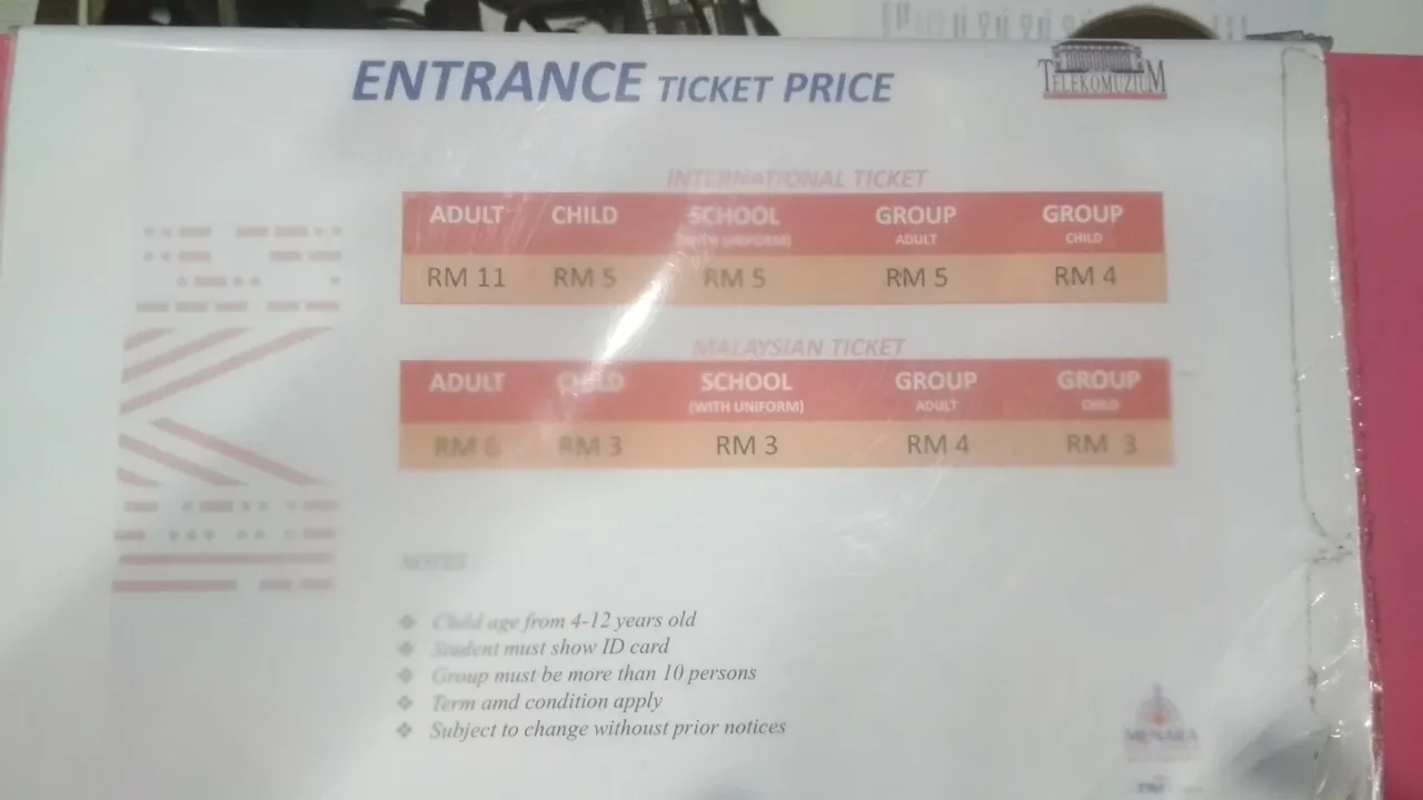Ticket price