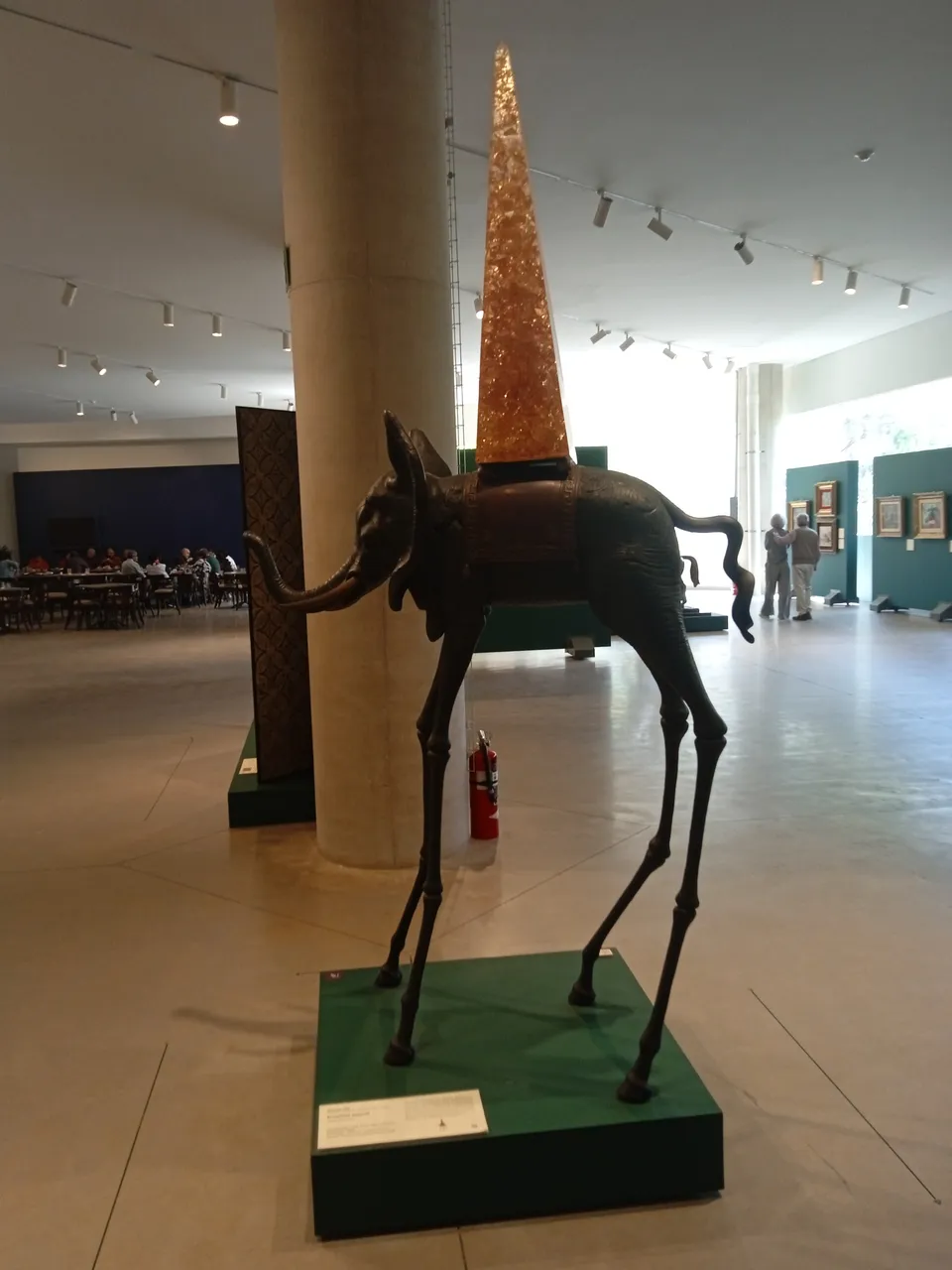 Animal inspired sculptures from the pavilion