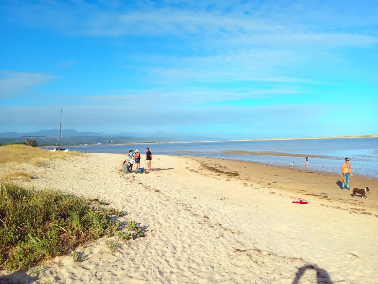 Calm and peaceful lagoon beach fit for fun and launching your kayak or canoe.